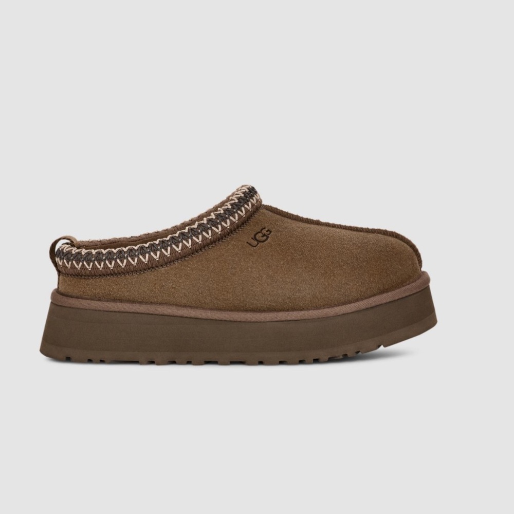 Tazz Platform Ugg Slipper Hickory Size 8